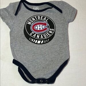 12M Montreal Canadiens hockey onesie